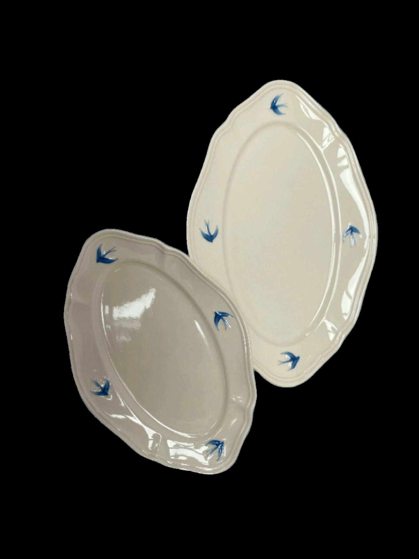 Swallow serving plate