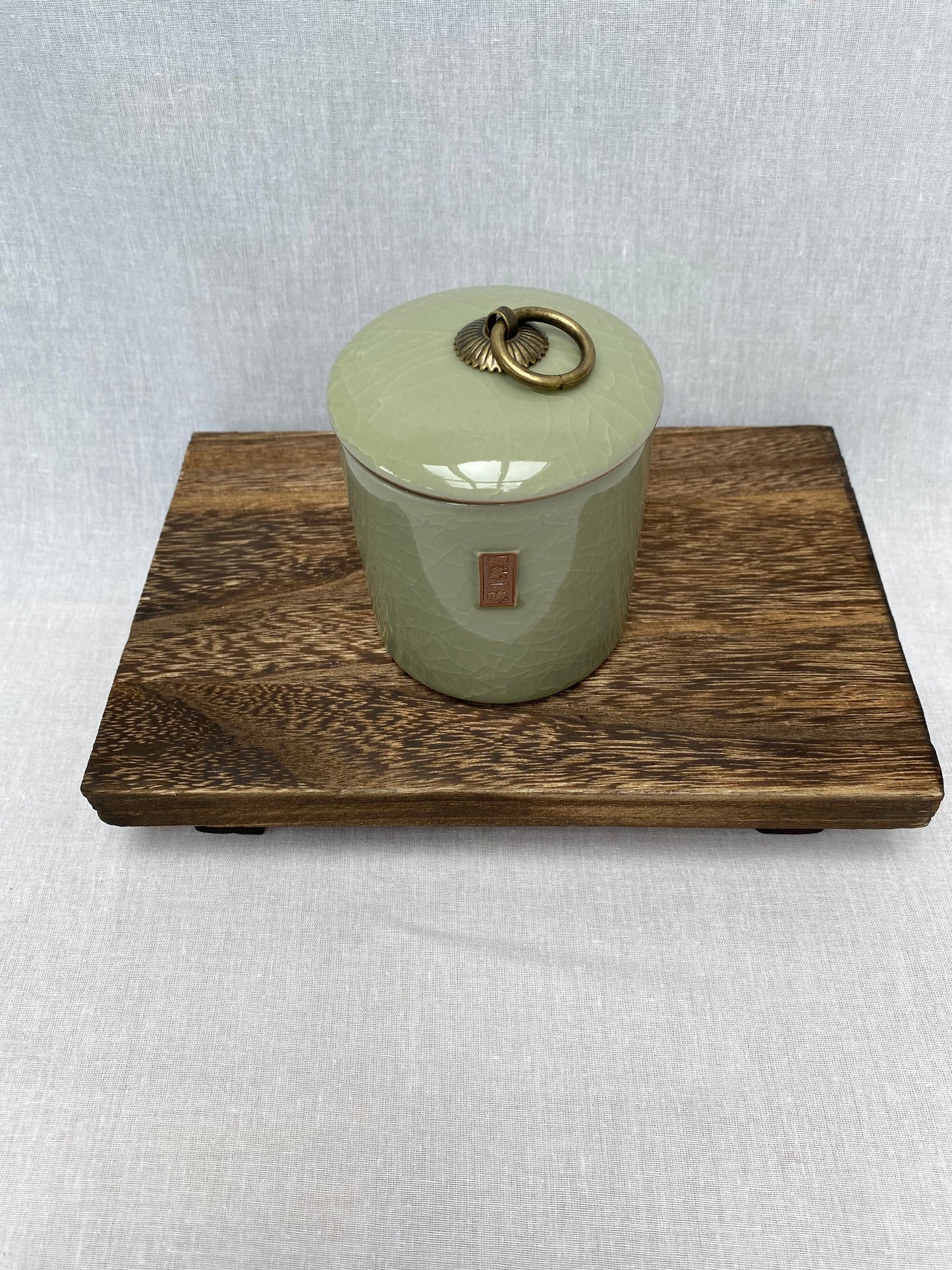 Crackle Caddy Jar