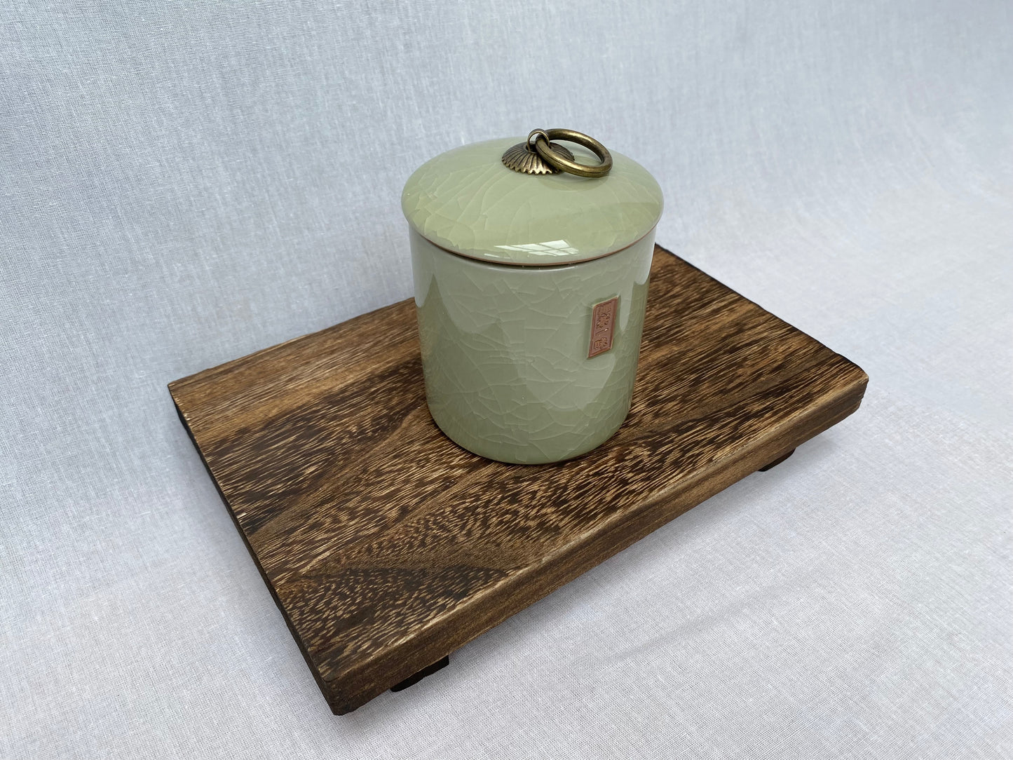 Crackle Caddy Jar