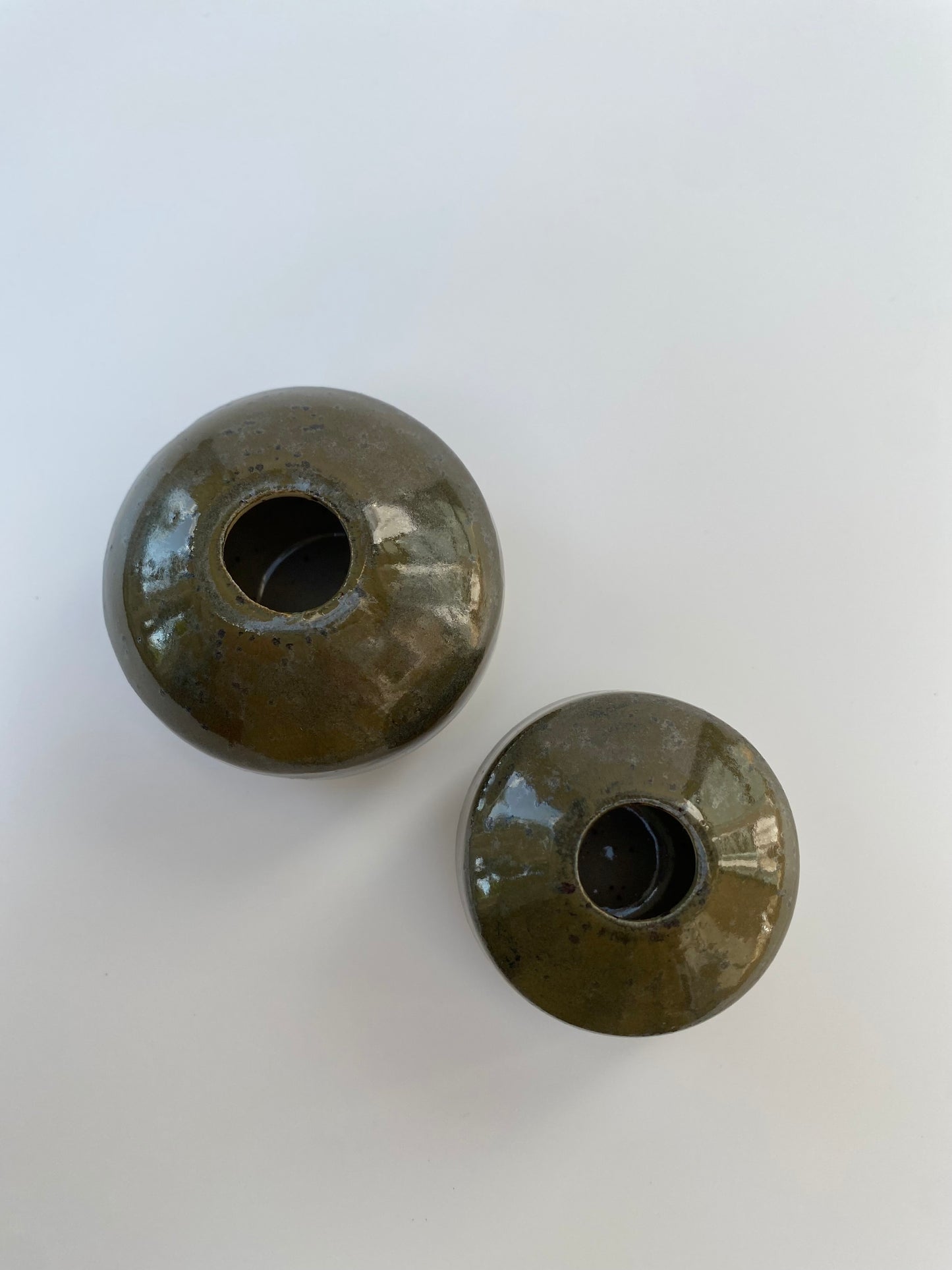 Small Bud Vase Dark Green