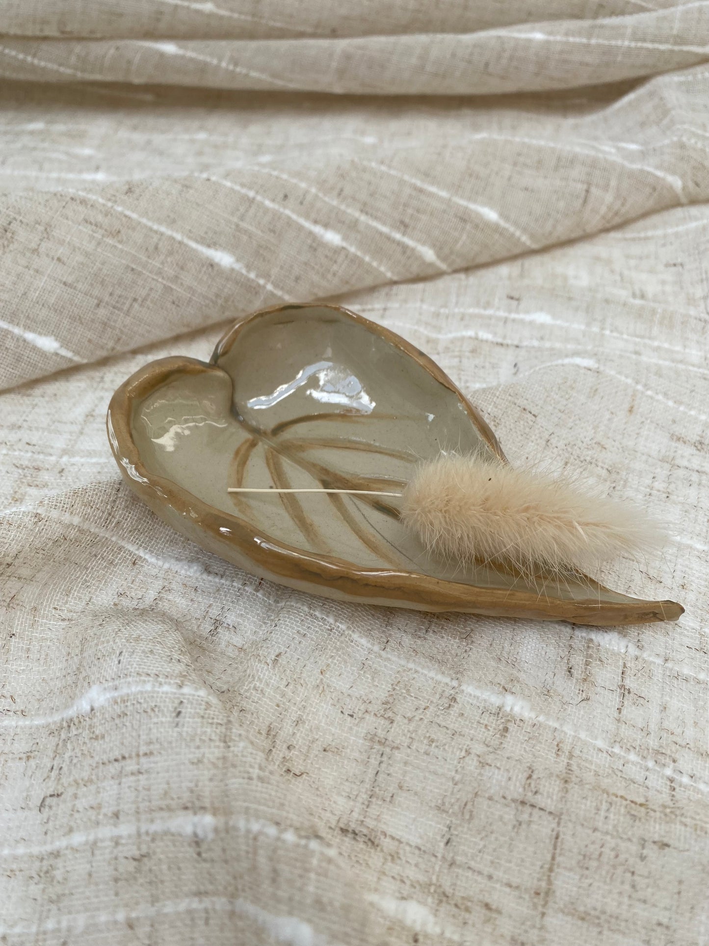 Leafy Trinket Dish