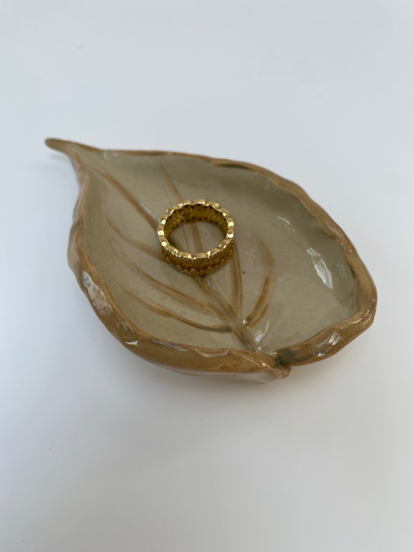 Leafy Trinket Dish