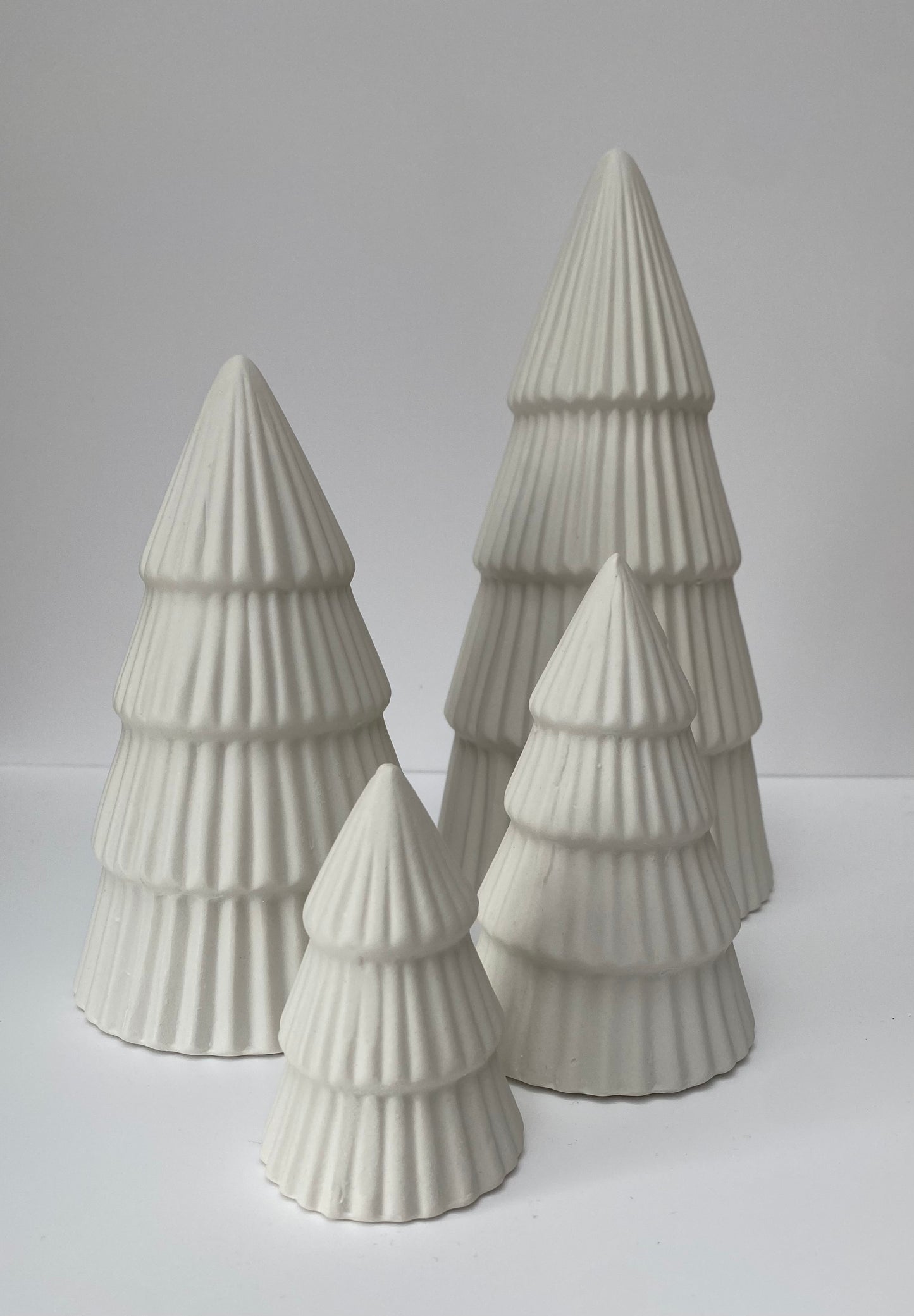 Matt White Tree Ornament