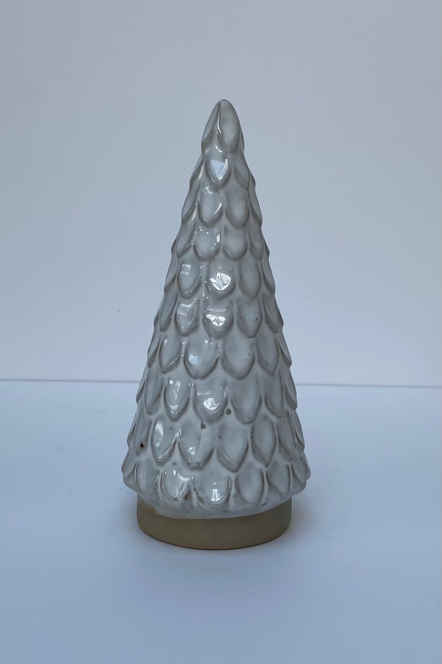 Scalloped Ceramic Tree Decoration