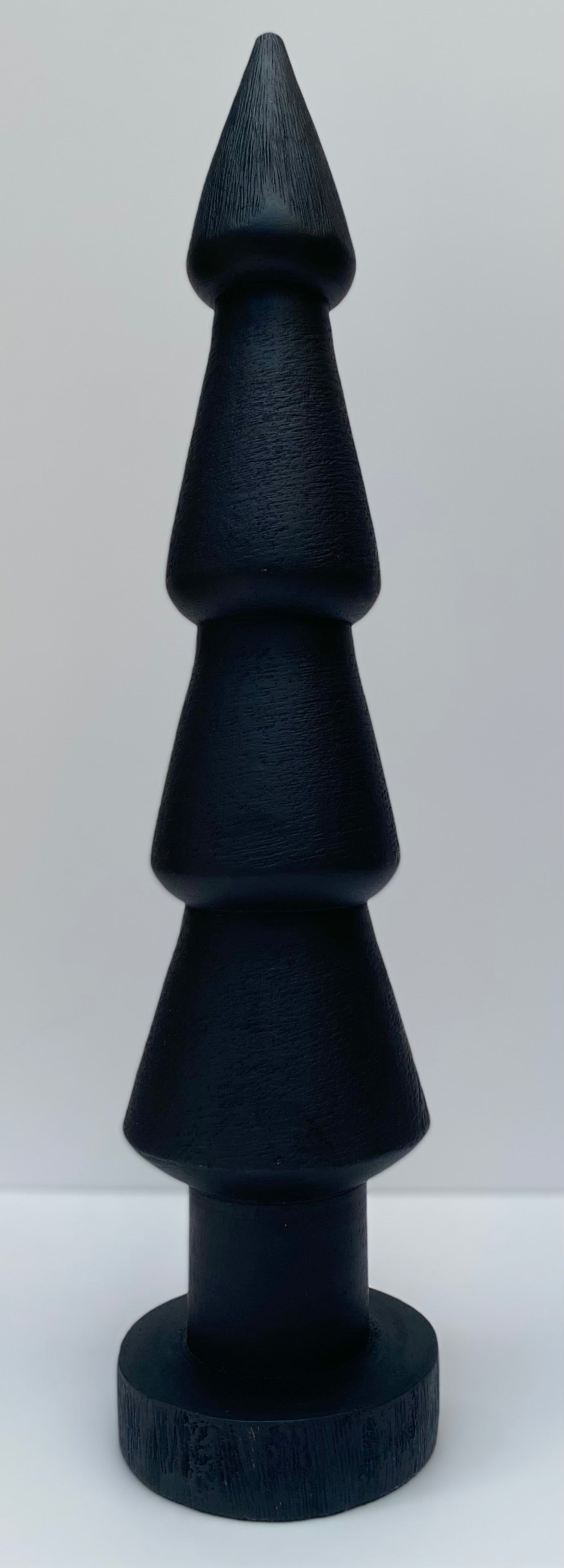 Black Wooden Christmas Tree
