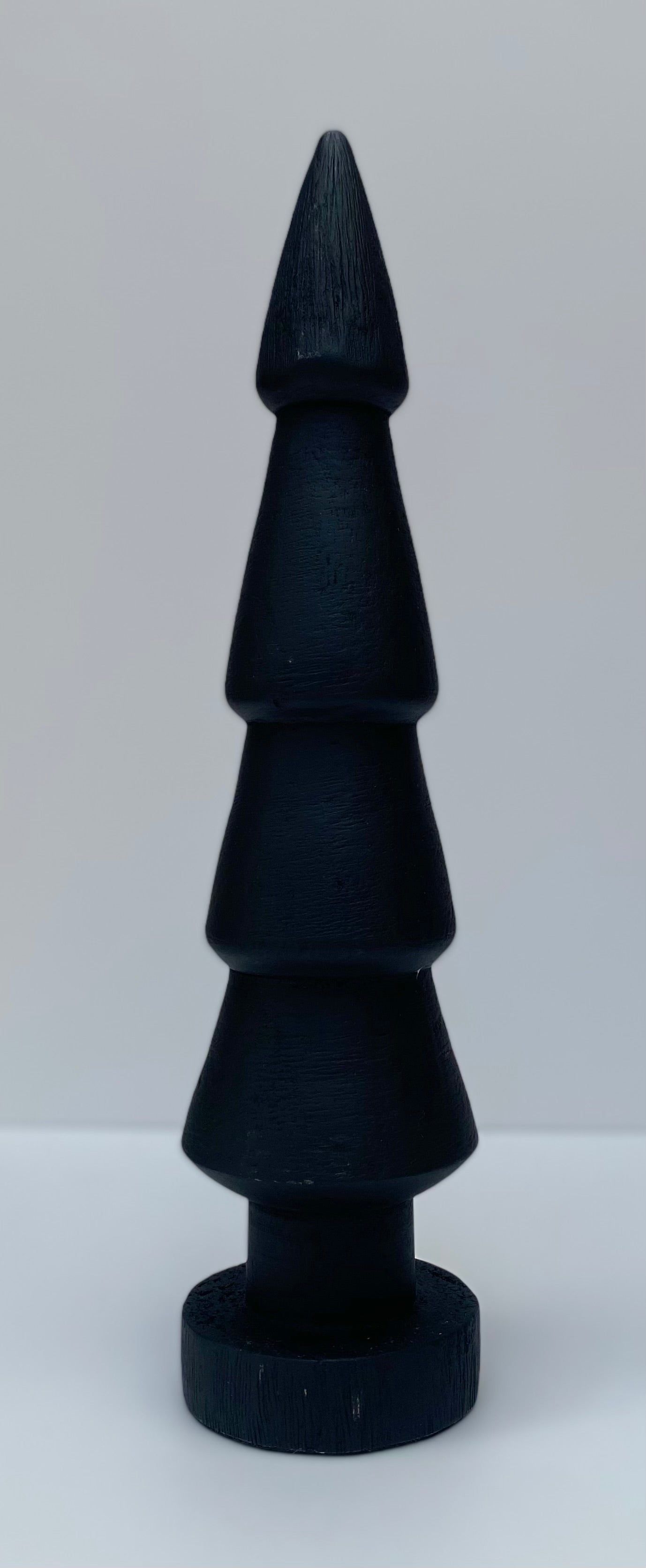 Black Wooden Christmas Tree