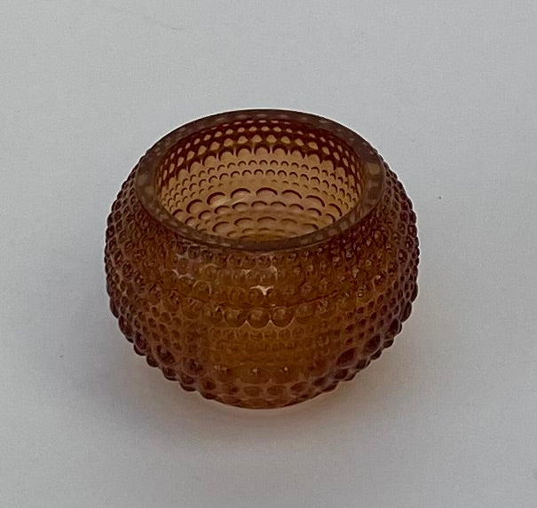 Round Bubbled Candle Pot
