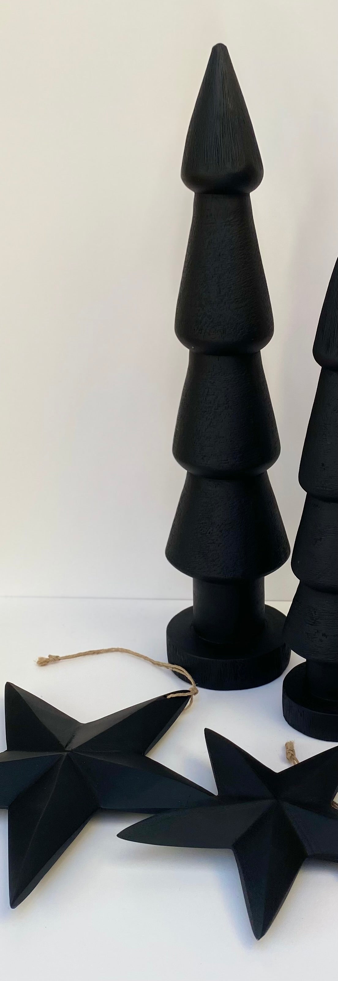 Black Wooden Christmas Tree