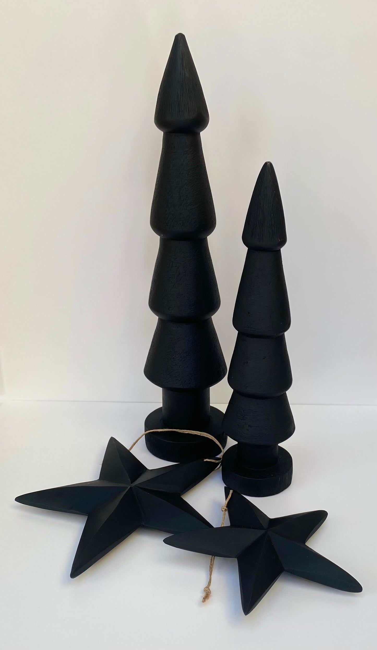Black Wooden Star Decoration