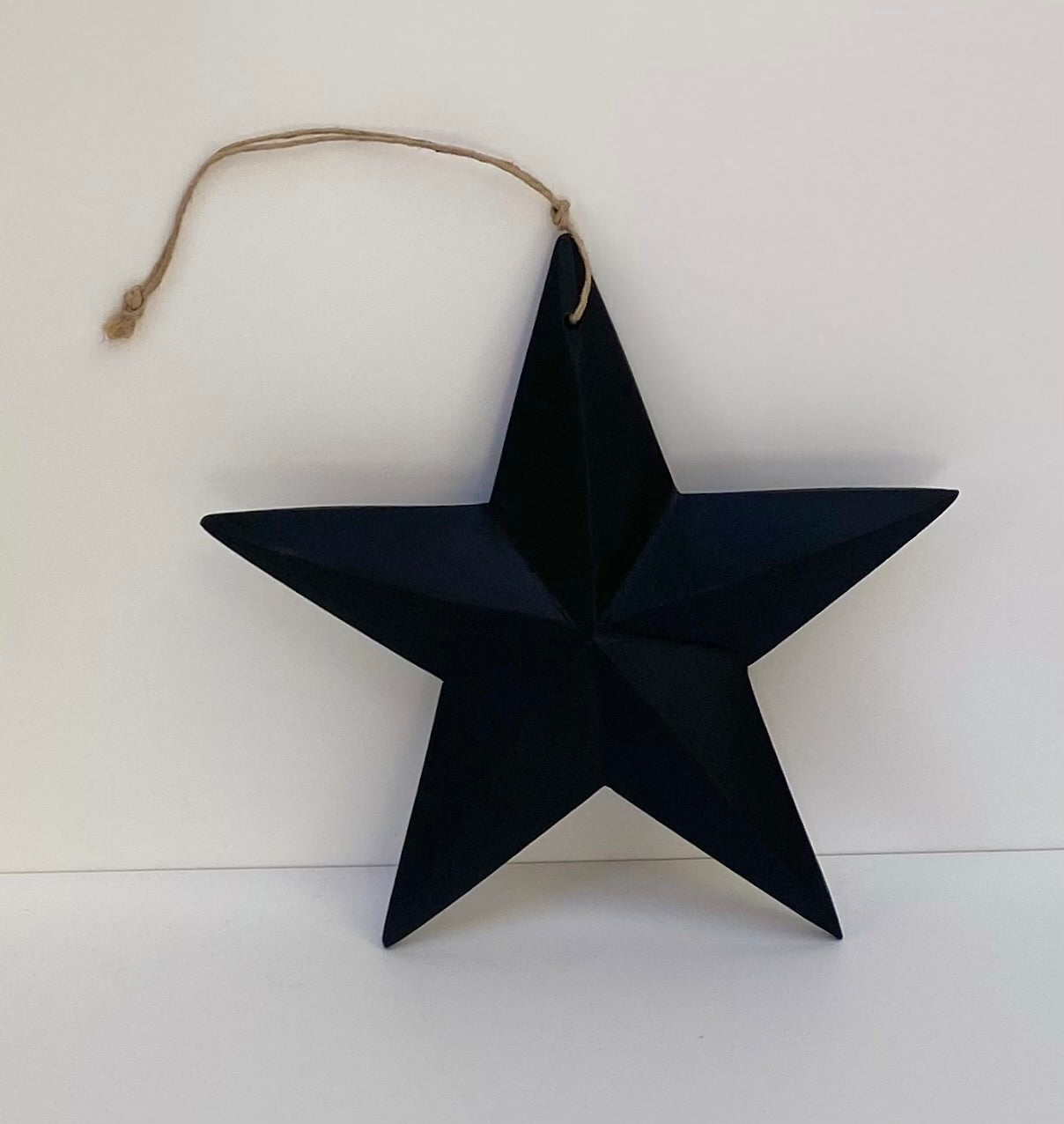Black Wooden Star Decoration