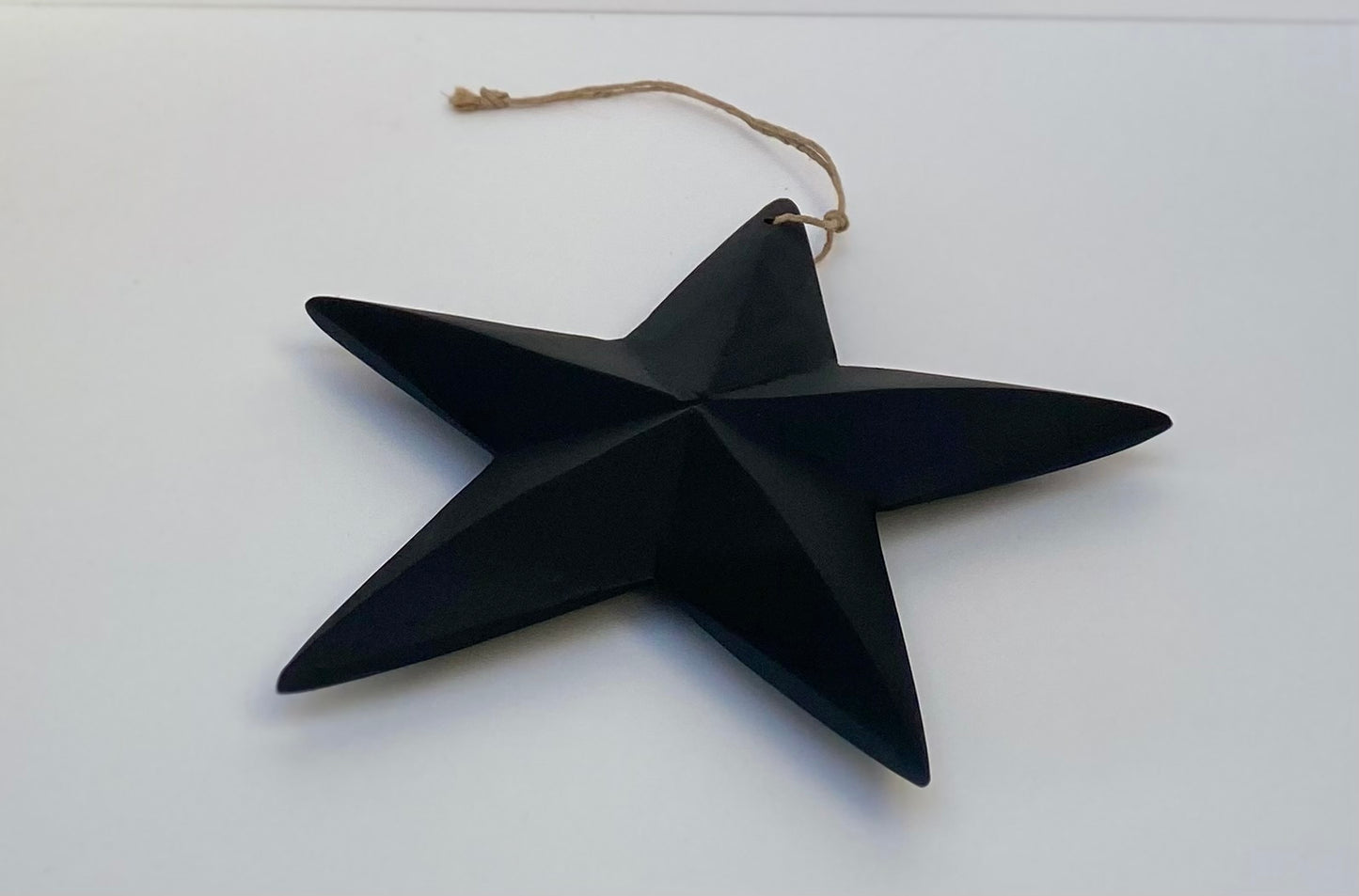 Black Wooden Star Decoration