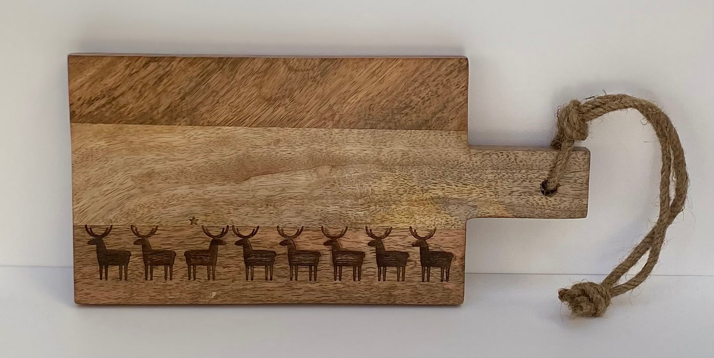 Reindeer Design Chopping Board