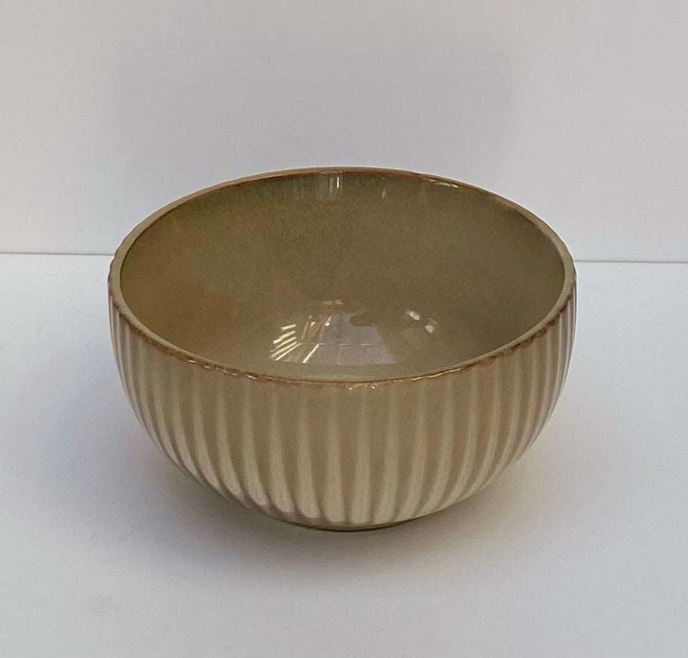 Glazed Striped Bowls