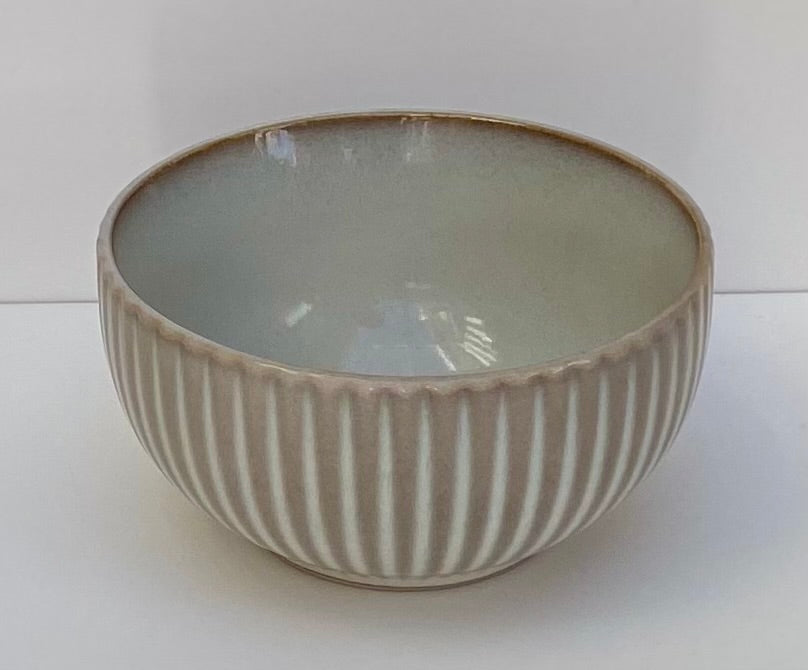 Glazed Striped Bowls