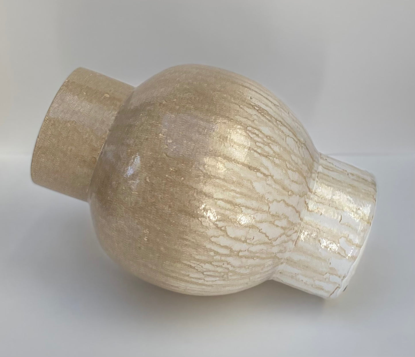 Natural Glazed Terracotta Vase