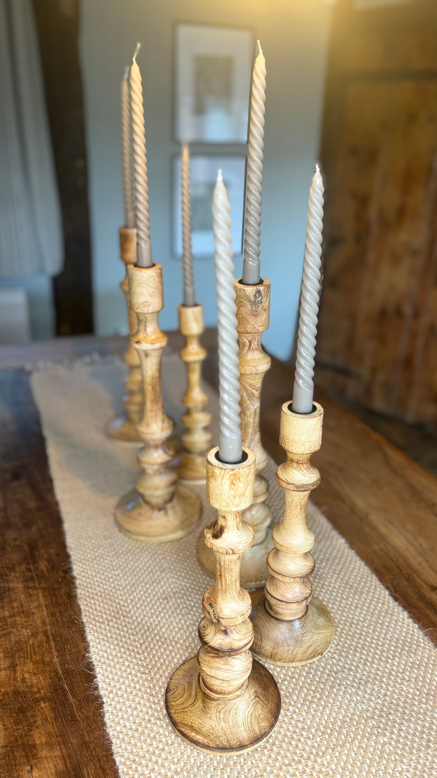 Mango Wood Candle Stick