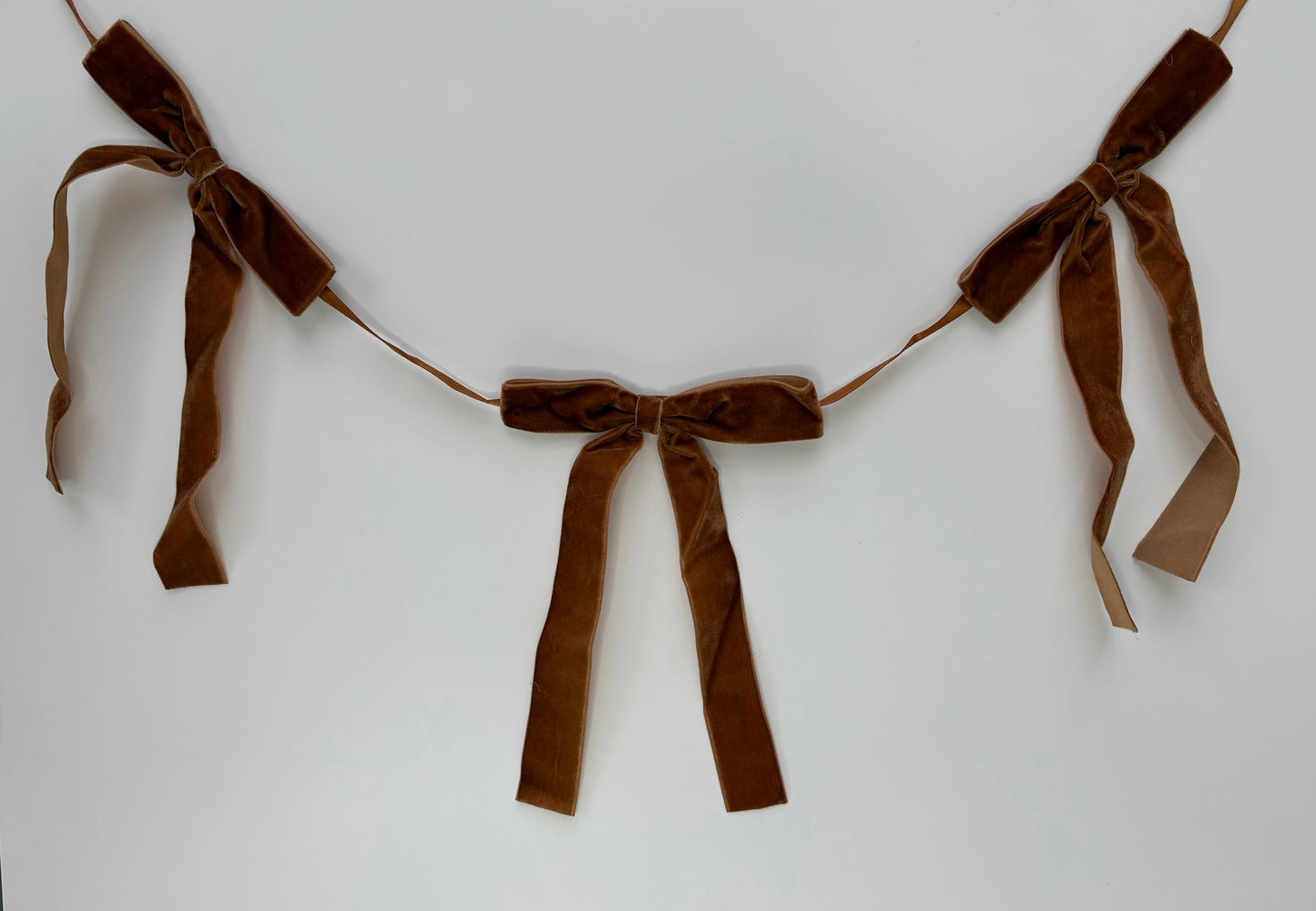 Ribbon Garland Bunting - Burnt Orange