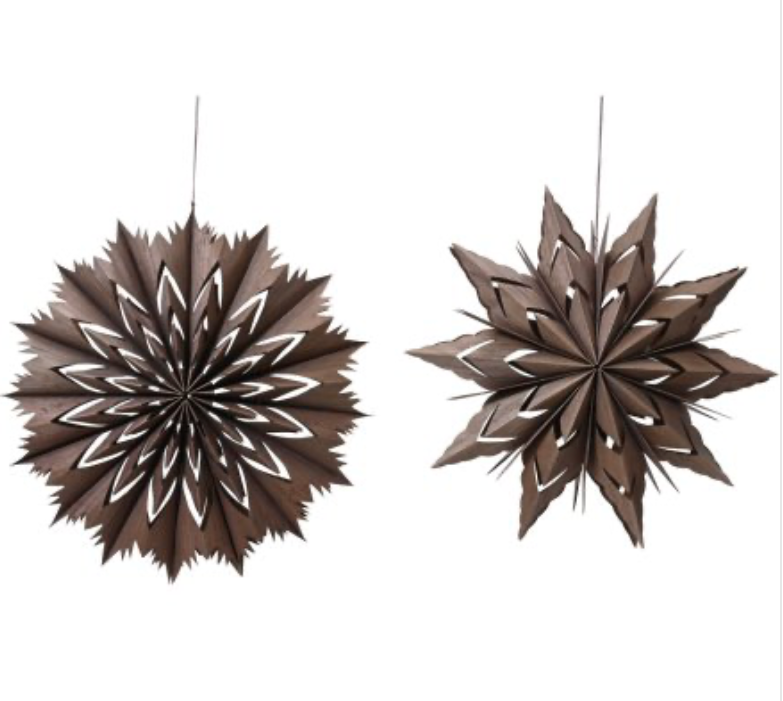 Wood Effect Cut Out Hanging Decoration
