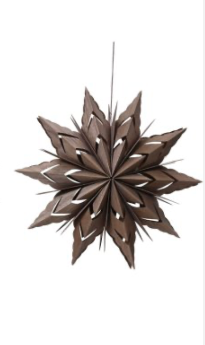 Wood Effect Cut Out Hanging Decoration