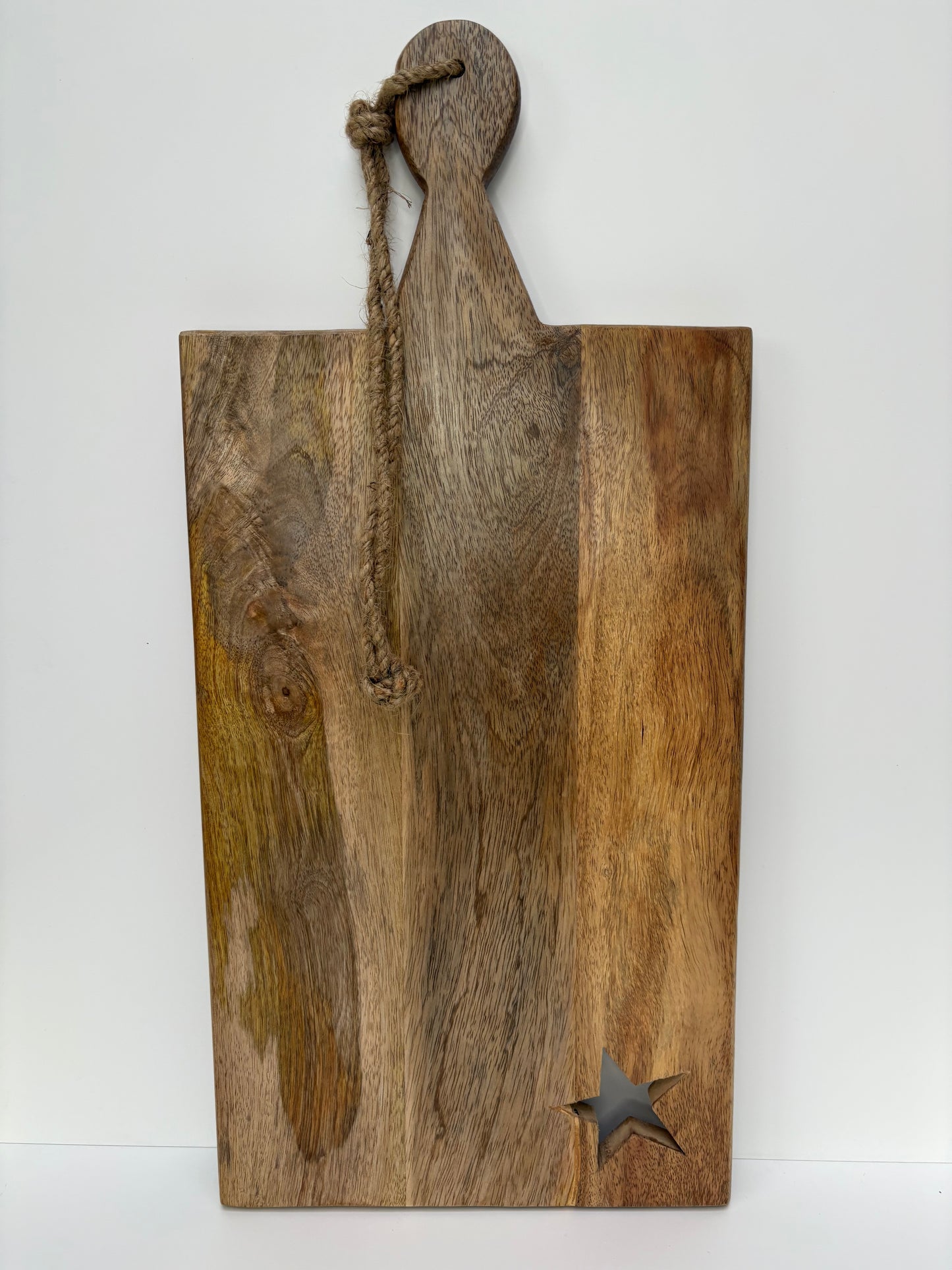 Wooden Star Cut Out Chopping Board