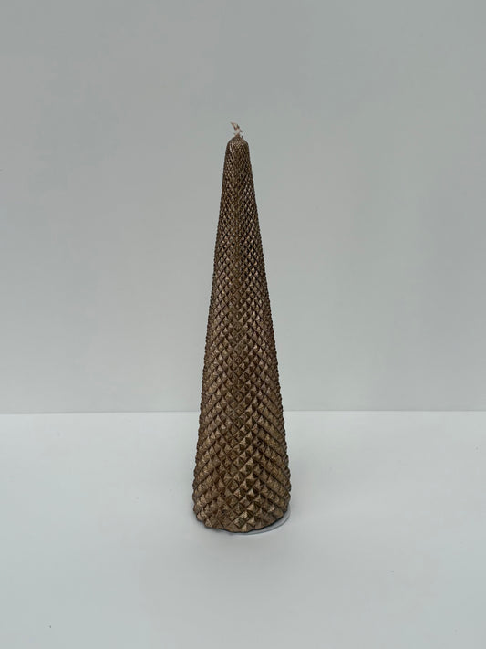 Bronze Cone Candle