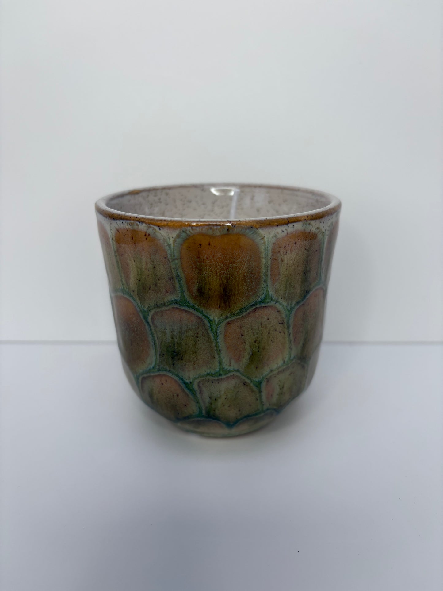 Brown Ceramic Candle