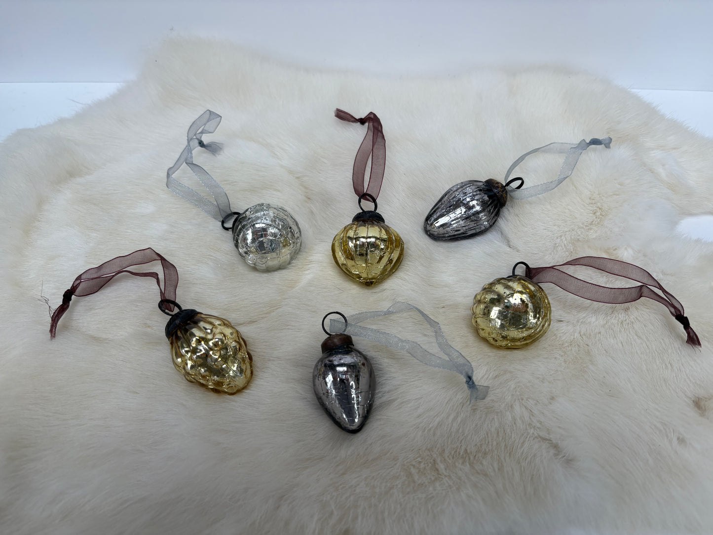 Crackle Baubles Silver