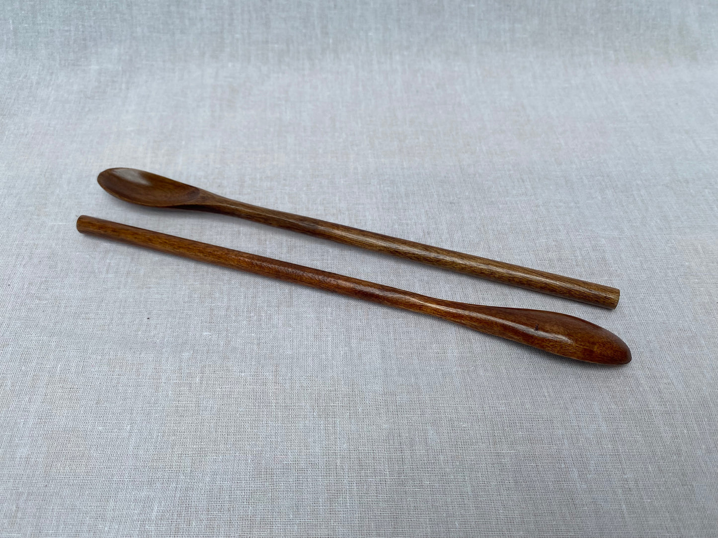 Long Handle Thin Wooden Spoon