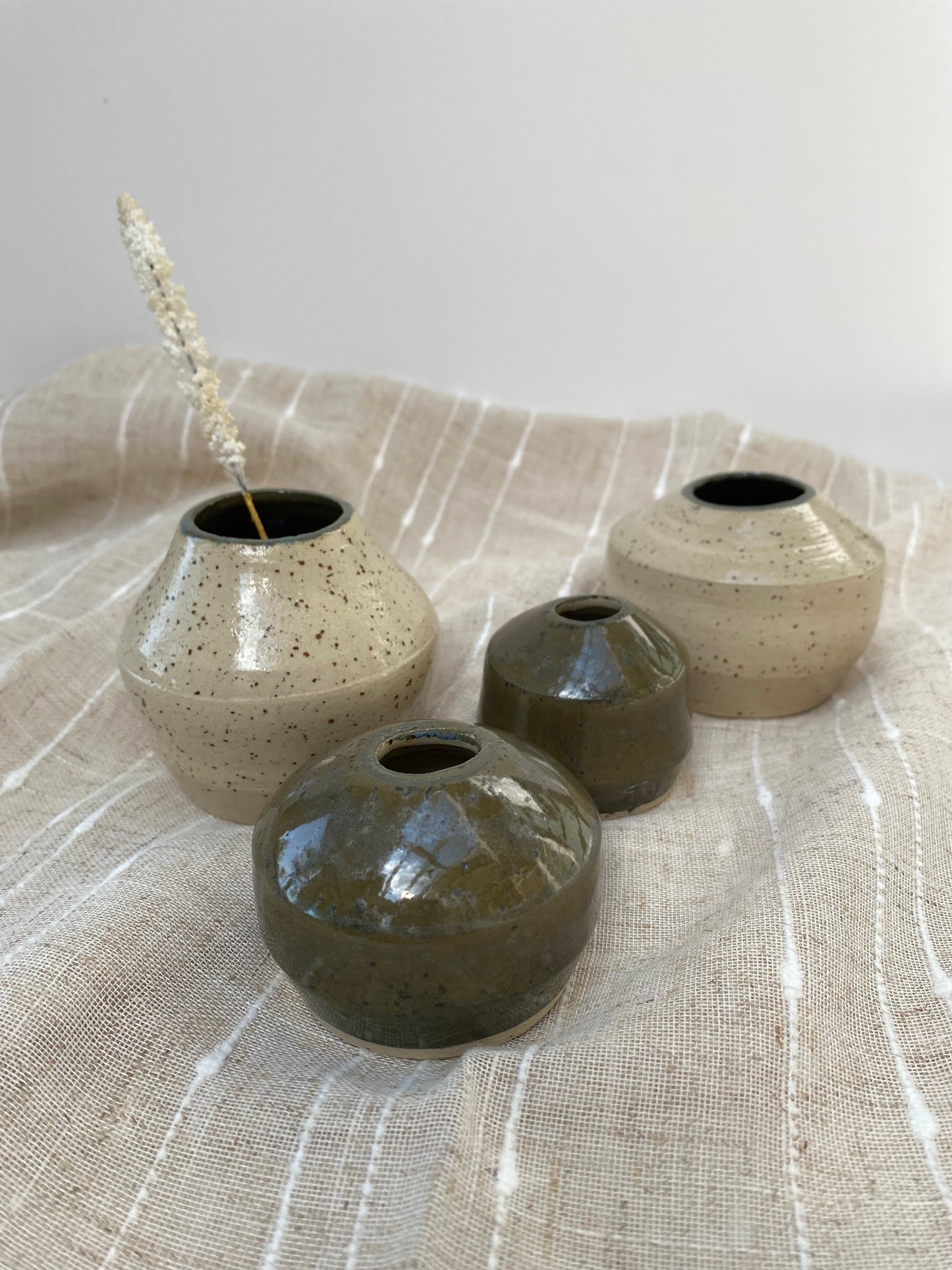 Small Bud Vase Speckled