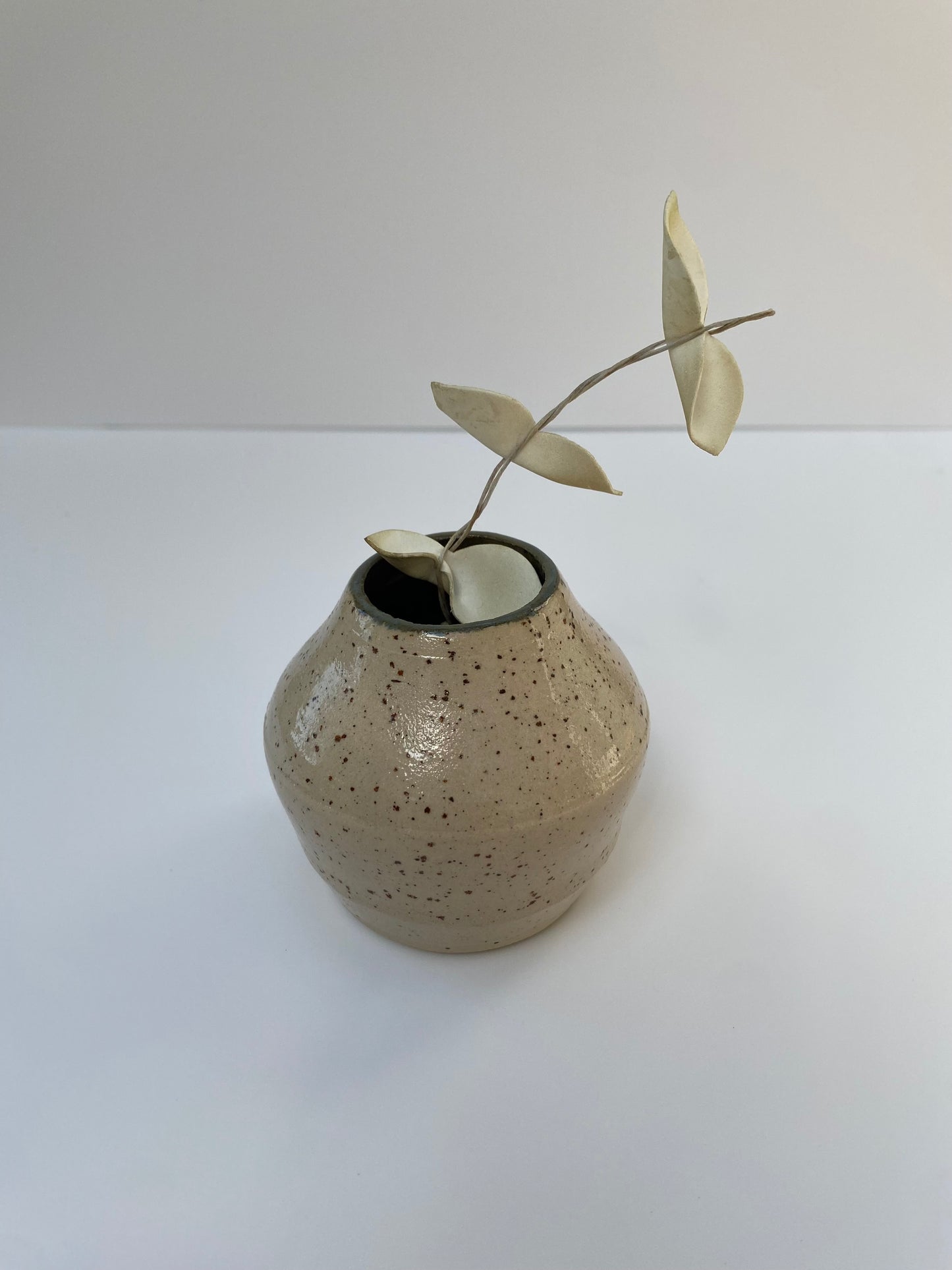 Small Bud Vase Speckled
