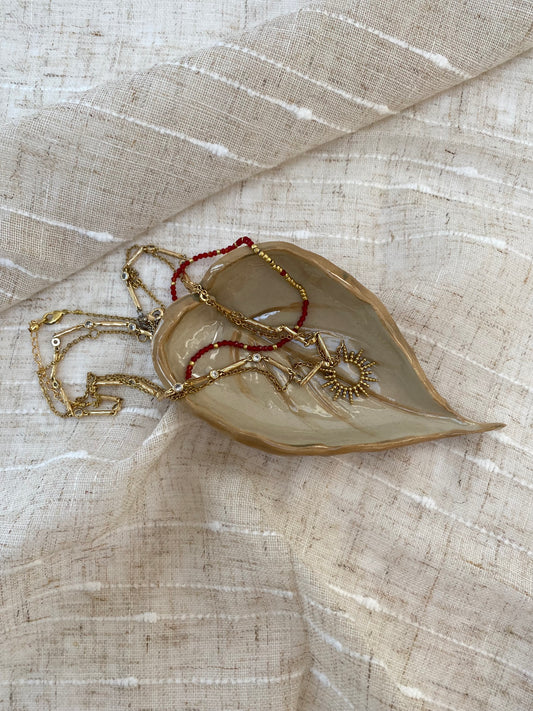 Leafy Trinket Dish
