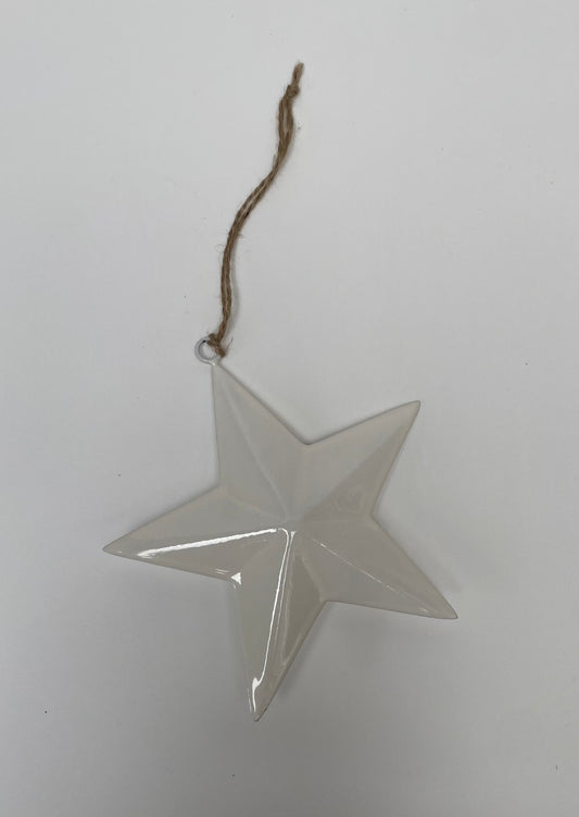 White Hanging Star