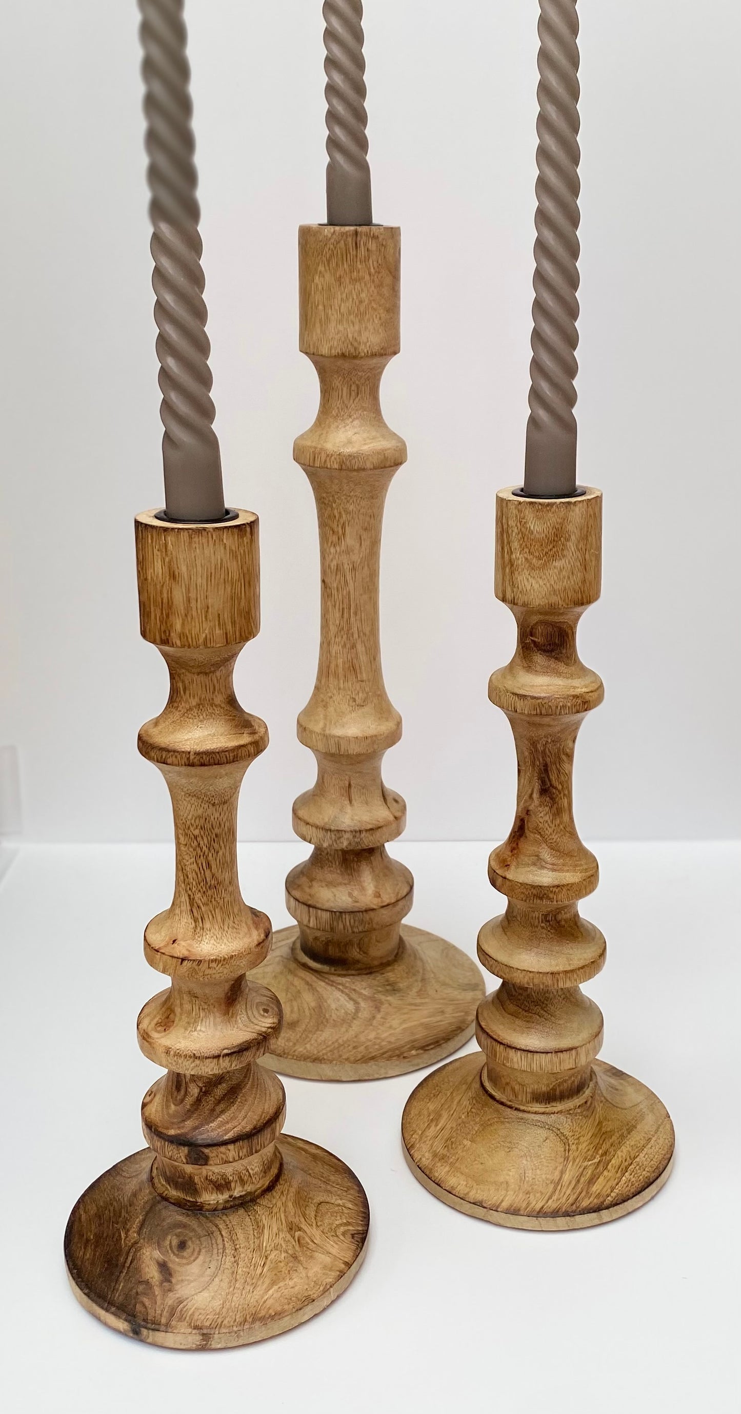 Mango Wood Candle Stick