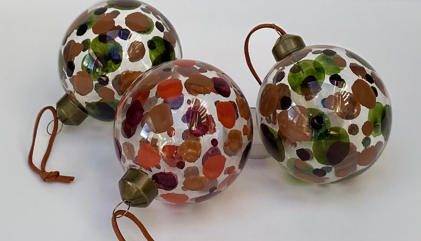 Dotty Glass Baubles