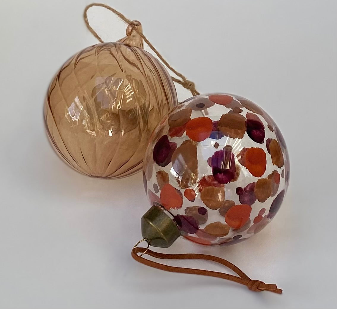 Dotty Glass Baubles