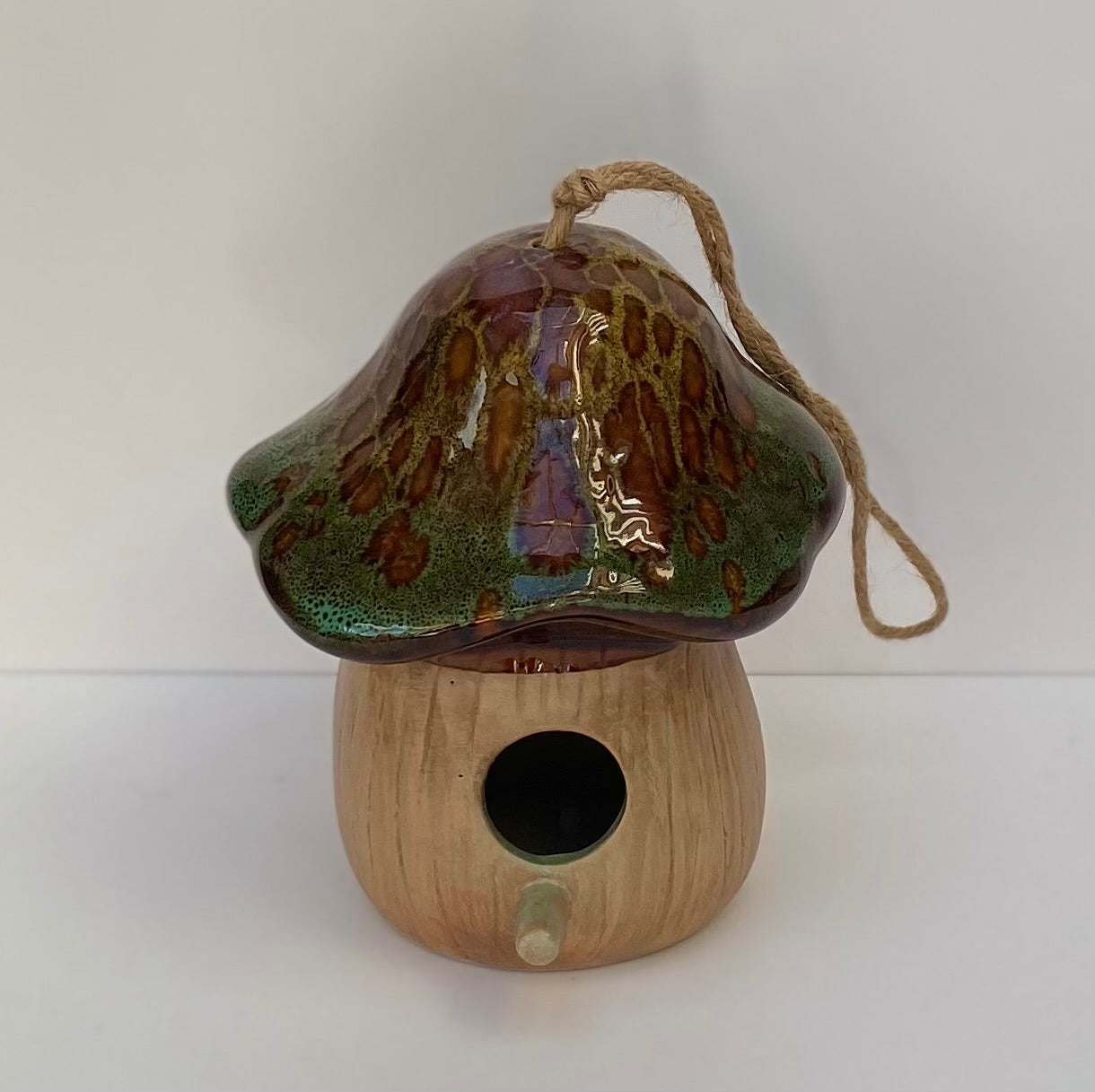 Hanging Toadstool Bird House