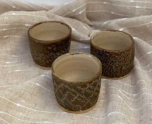 Fleck Pattern Espresso Cup