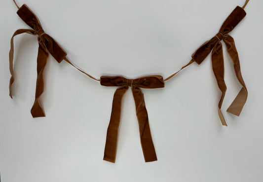 Ribbon Garland Bunting - Burnt Orange
